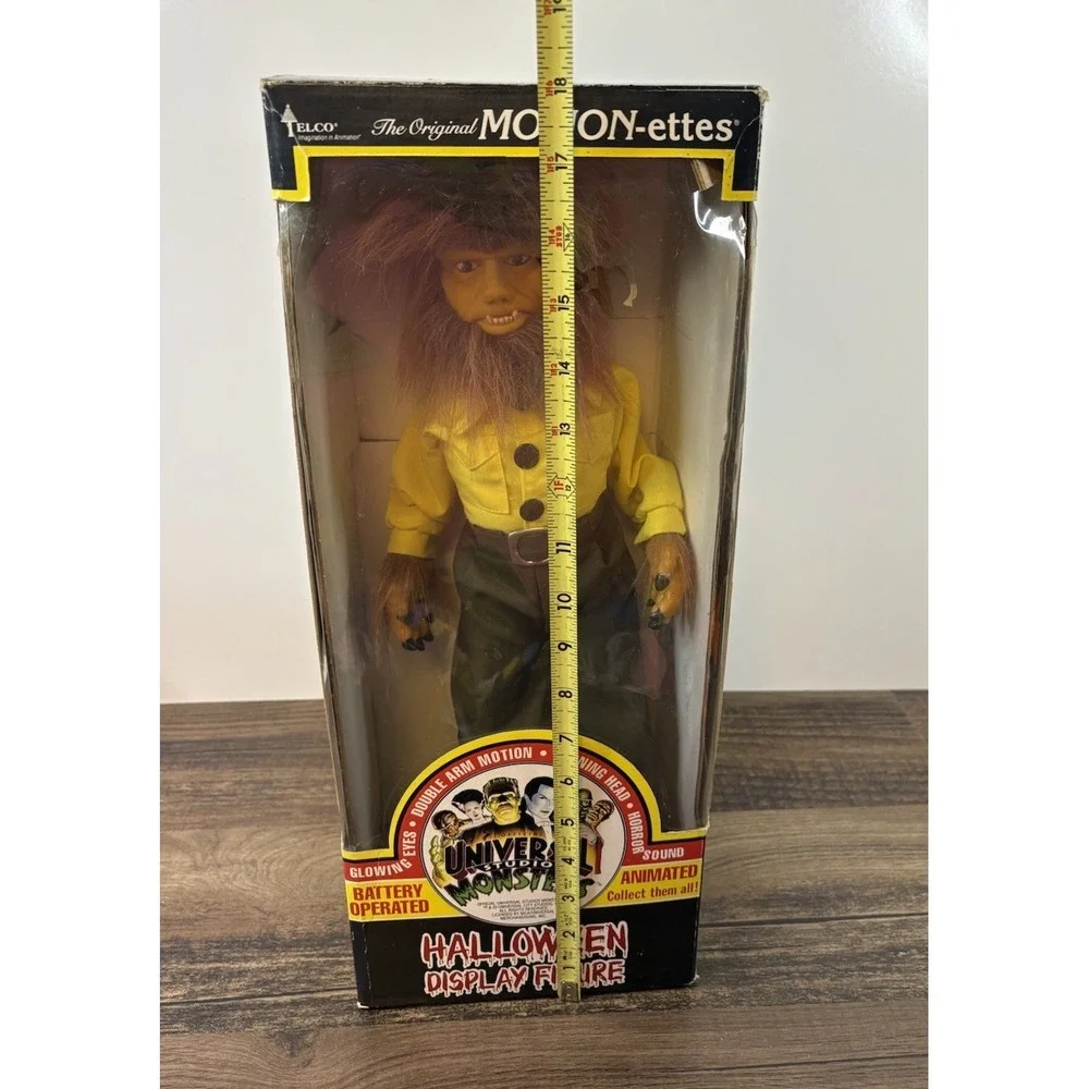 Vintage Telco Halloween Universal Studios Motion-ette Figure The Wolf Man Boxed